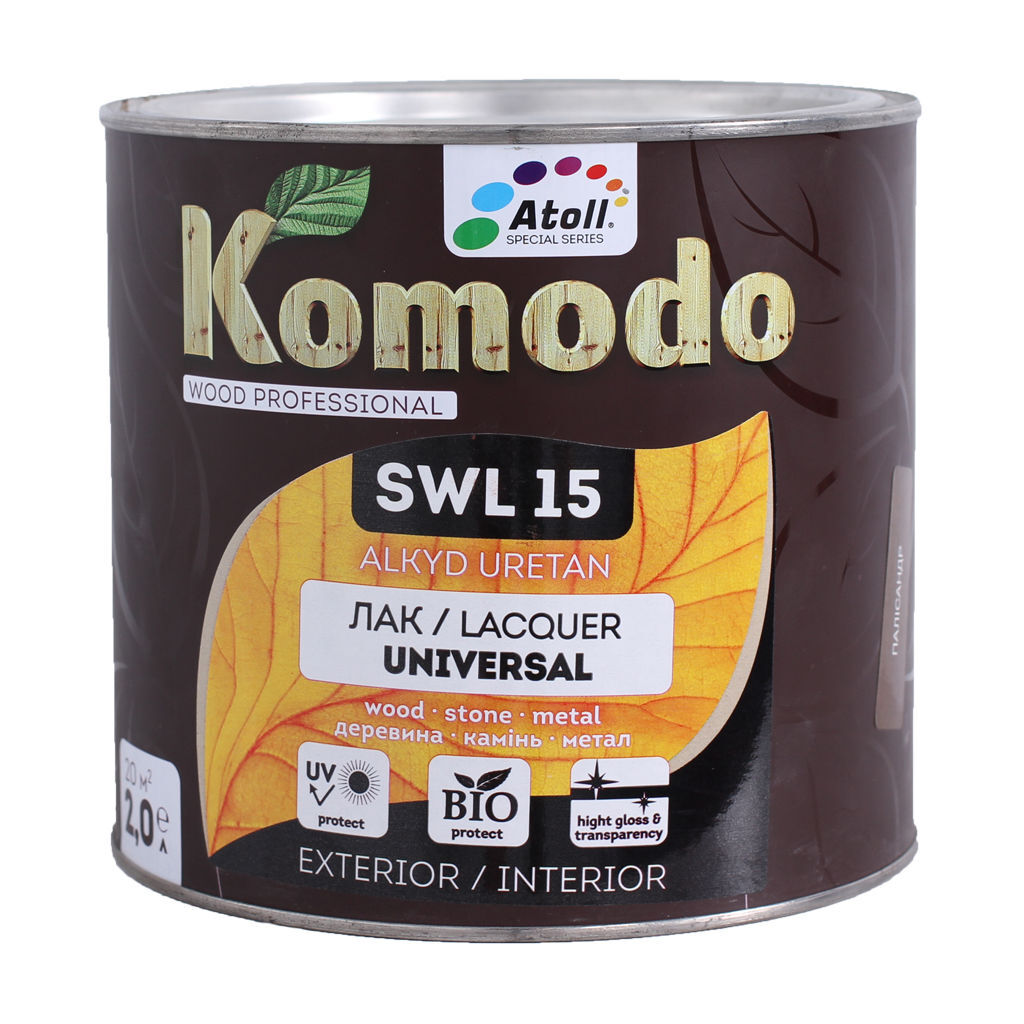 2ლ ლაქი პალისანდერი COMODO SWL-15 — ლაქი