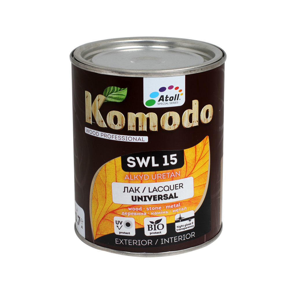 0.7ლ ლაქი შავი ხე KOMODO SWL-15 — ლაქი