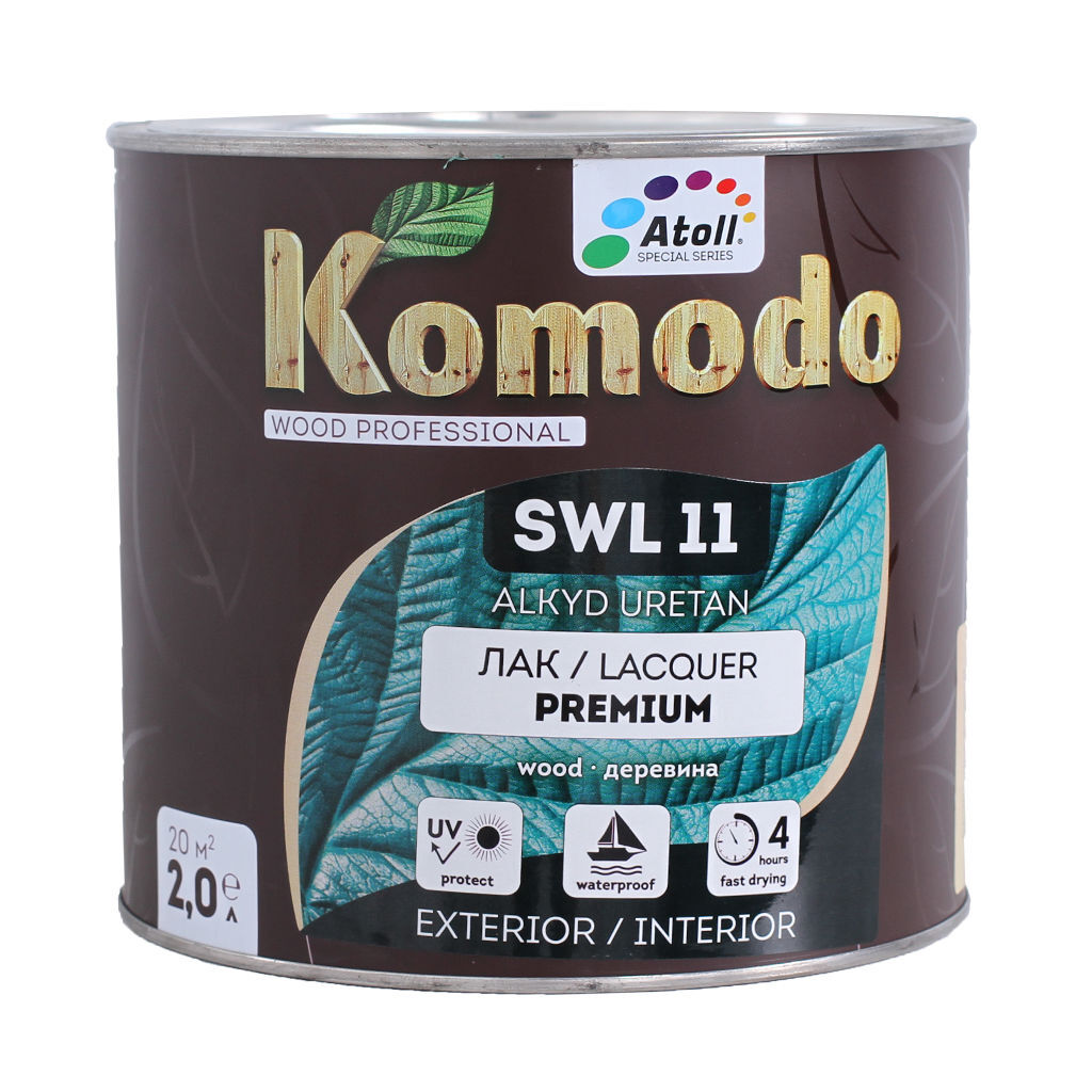 2ლ ლაქი ნახევრად მქრქალი COMODO SWL-11 — ლაქი