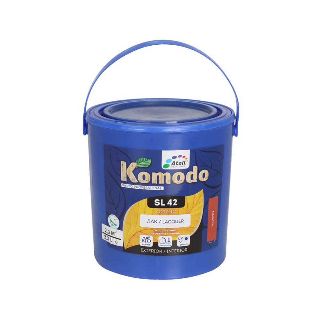 2.3ლ ხის ლაქი პრიალა მახაგონ COMODO SL-42 — ლაქი