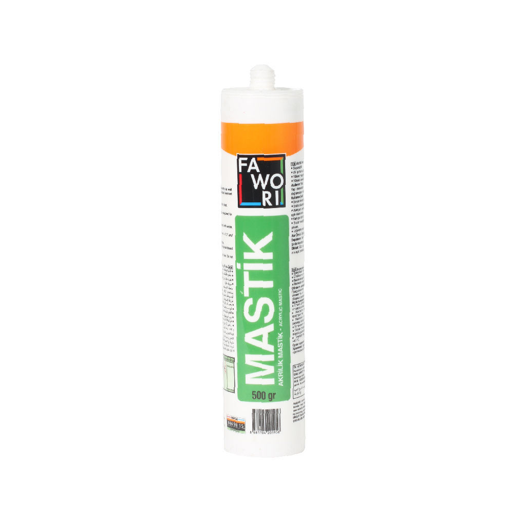 სილიკონი FWR AKRİLİK MASTİK 500GR — სილიკონი და ჰერმეტკი