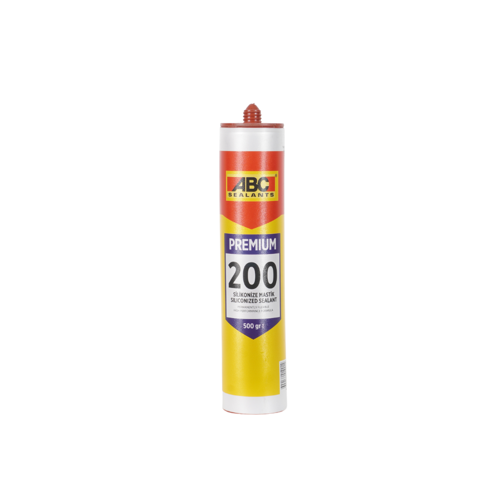 სილიკონი-მასტიკი თეთრი ABC PREMIUM 200 500gr Beyaz — სილიკონი და ჰერმეტკი
