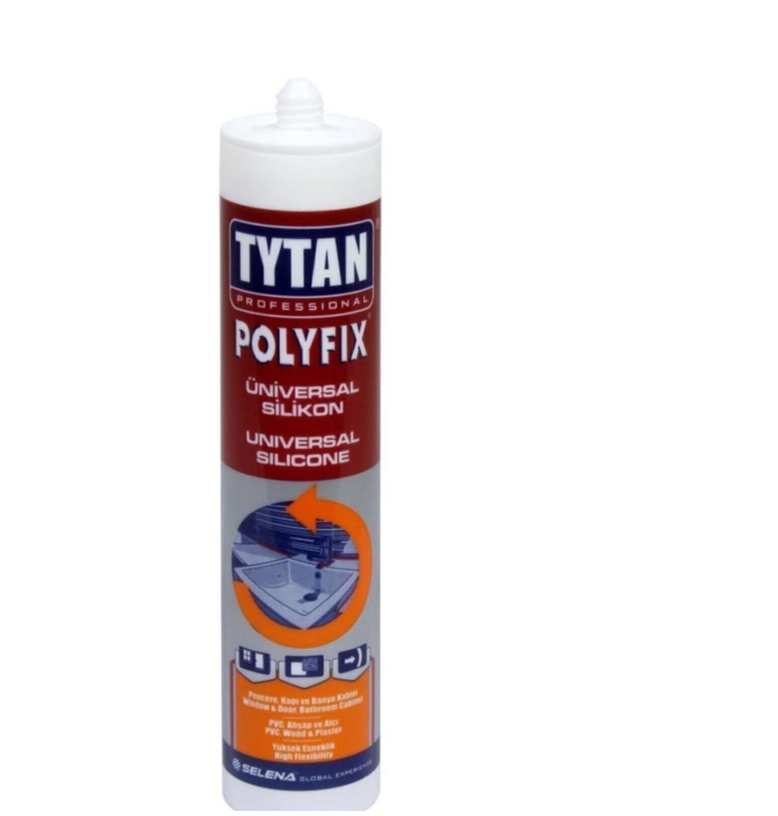 უნივერსალური სილიკონი პოლიფიქსი 0.28 კგ TITAN — სილიკონი და ჰერმეტკი