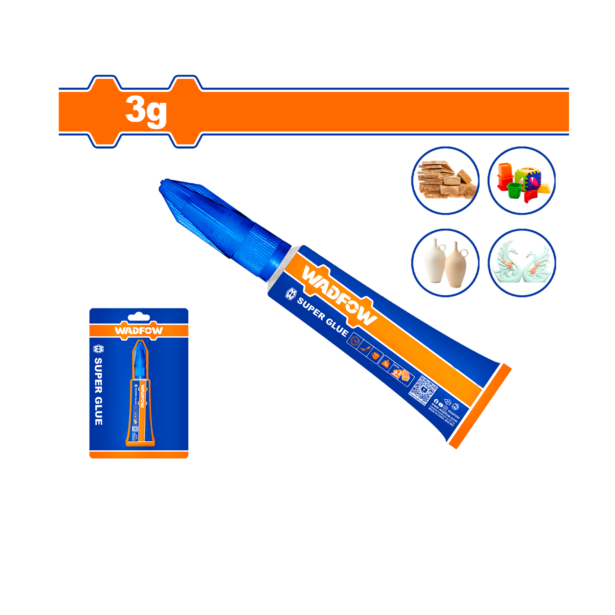 სუპერ წებო 3G (WGX1K01) WADFOW — წებო