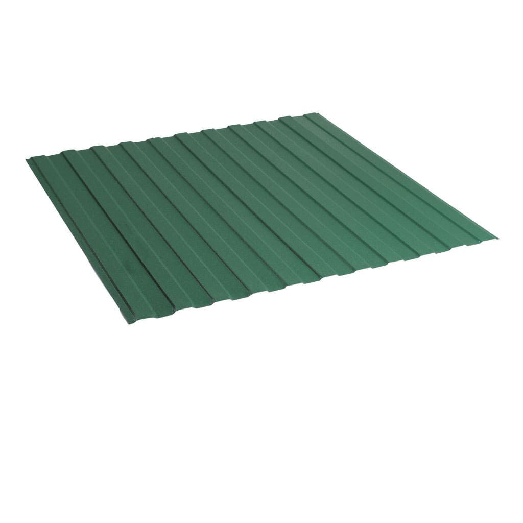 პროფილირებული ფერადი თუნუქი 0.4X1190 ხაოიანი RAL 6005 NOVA — თუნუქის სახურავი