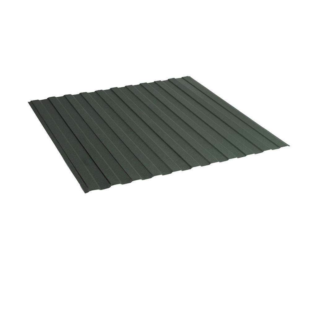 პროფილირებული ფერადი თუნუქი 0.45X1190 ხაოიანი RAL 6005 (ტრაპეცია, H7, სამხრეთ კორეა) NOVA — თუნუქის სახურავი