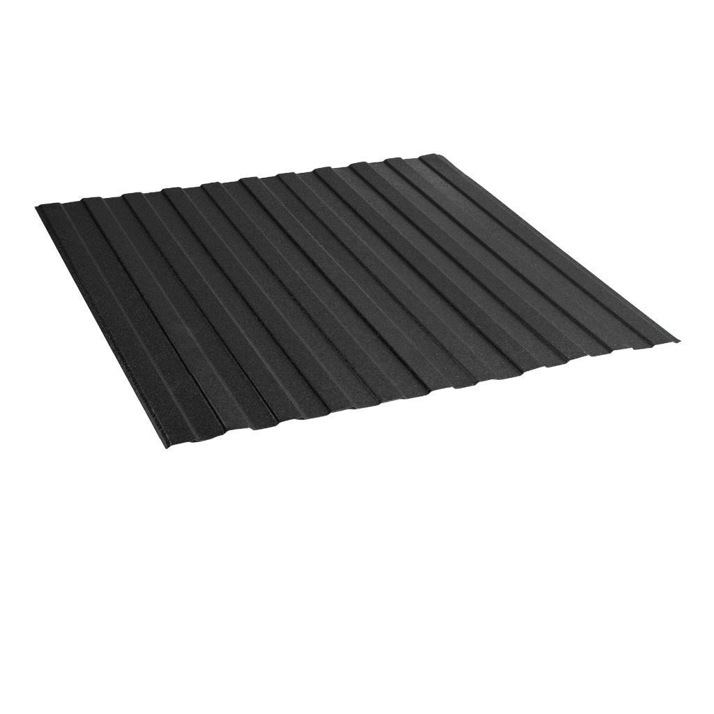 პროფილირებული ფერადი თუნუქი 0.45X1190 ხაოიანი RAL 7016 (ტრაპეცია, H7, სამხრეთ კორეა) NOVA — თუნუქის სახურავი