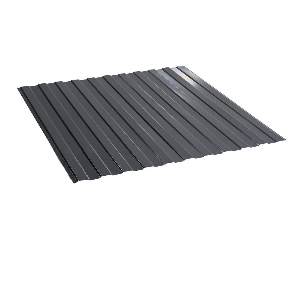 პროფილირებული ფერადი თუნუქი 0.45X1190 პრიალა RAL7016 NOVA — თუნუქის სახურავი