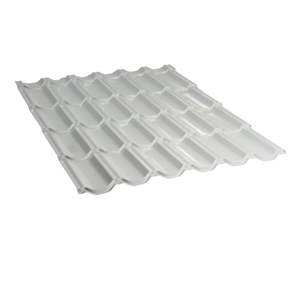 მეტალოკრამიტი ფერადი თუნუქის სახურავი 0.4X1200 პრიალა RAL9002 NOVA — თუნუქის სახურავი
