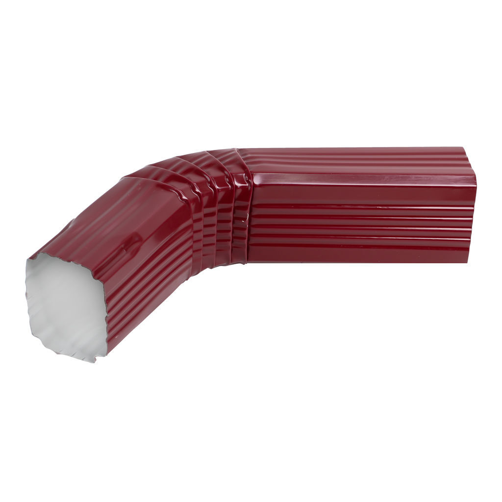ოთხკუთხა წყალსაწრეტი მილის მუხლი 0.50x350 RAL 3005 (500 მმ.) — სანიაღვრე სისტემები