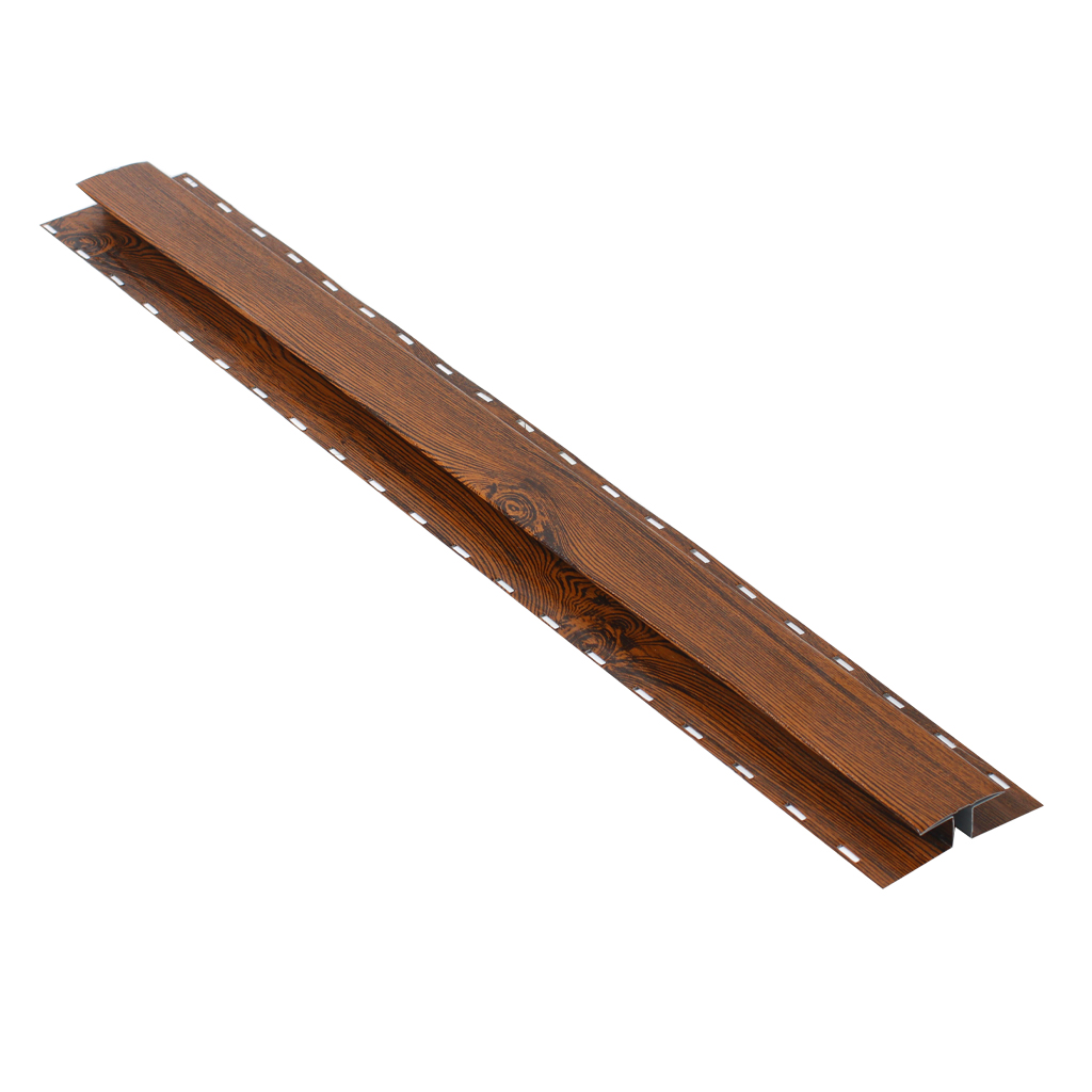 საიდინგის გადასაბმელი პროფილი (2მ) ხაოიანი WOOD NOVA — სახურავის აქსესუარები