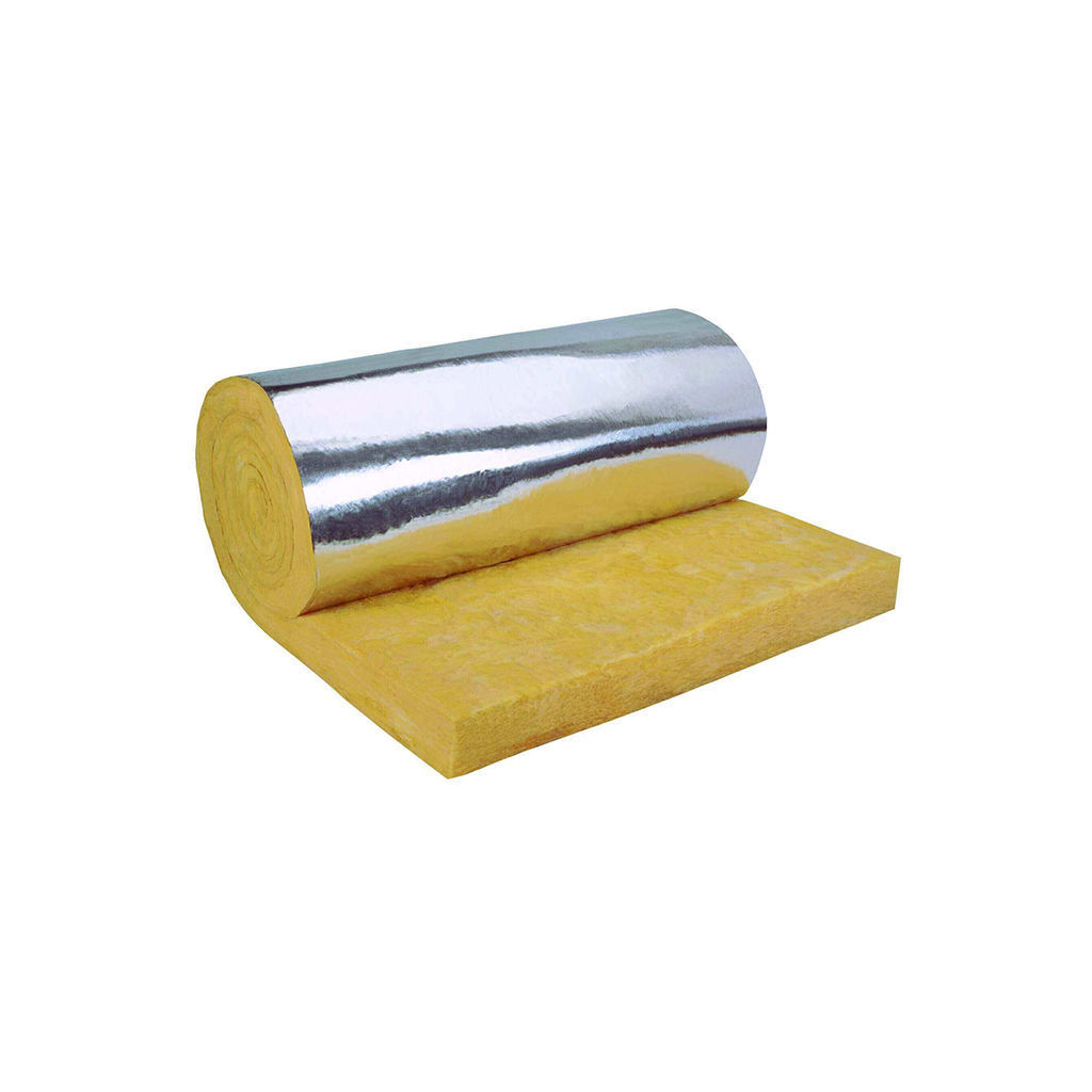 მინაბამბა 10 კგ/მ3 (ფოლგიანი 24 მ2)-5X120X2000სმ (რულონი) Glasswool Comfort — მინაბამბა