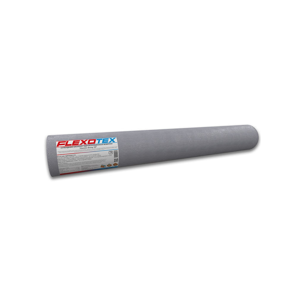 ჰიდროსაიზოლაციო მემბრანა "Flexotex Strong 160" - 75 მ2 — მემბრანული იზოლაცია