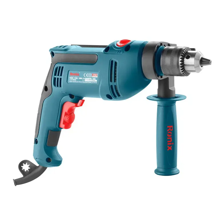 ელექტრო დარტყმითი ბურღი Ronix-2260 750w — დრელები