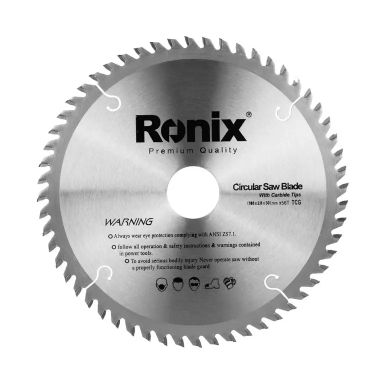 ცირკულარული ხერხის დისკი TCG 56T Ronix RH-5104, 180 მმ — დისკები
