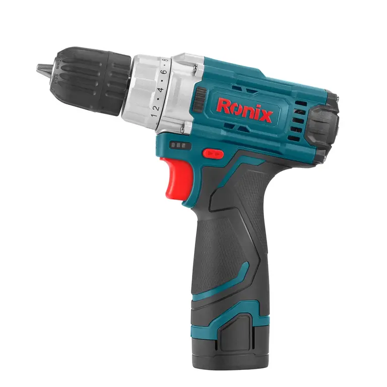 უსადენო ბურღი-სახრახნისი Ronix-8613 12V — დრელები