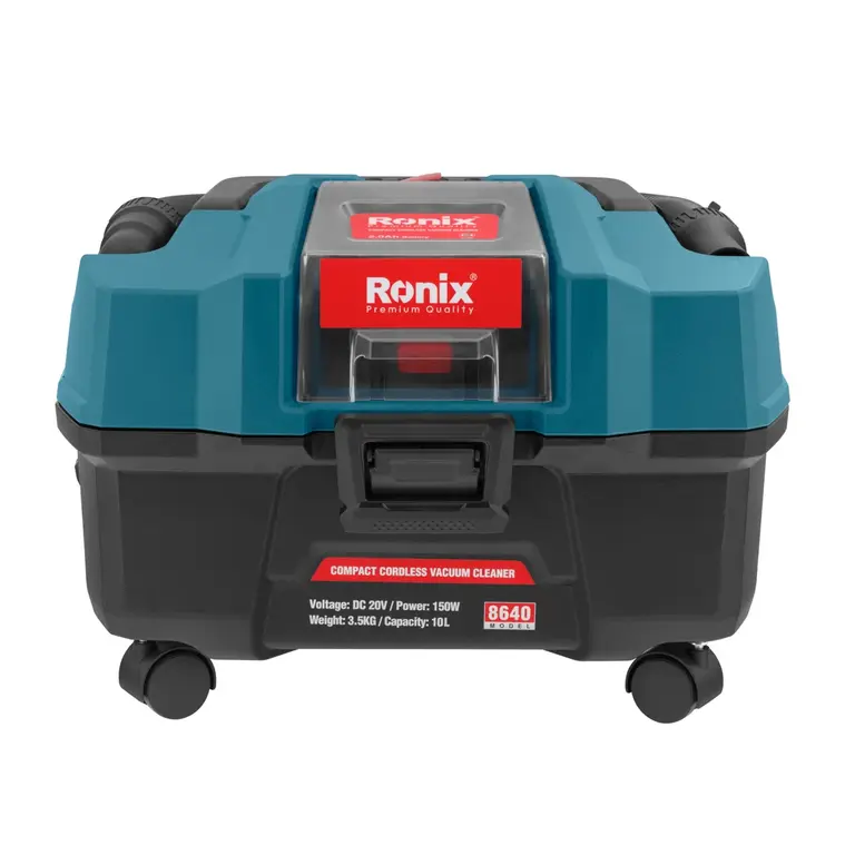 უსადენო მანქანის მტვერსასრუტი Ronix-8640 20V 150w — მტვერსასრუტები