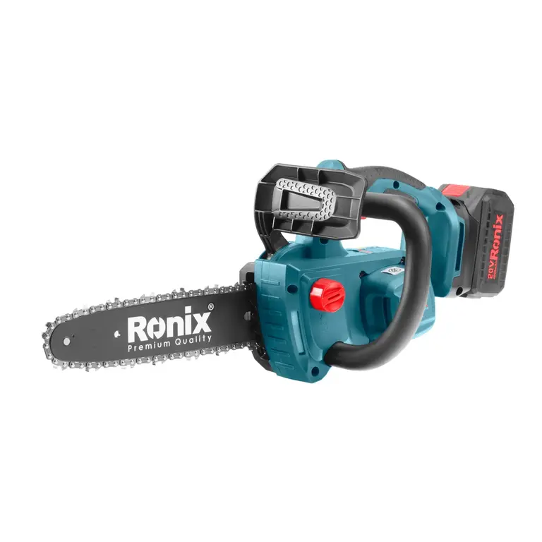 უნახშირო უსადენო ჯაჭვური ხერხი Ronix-8651 20V — ელექტრო ხერხები