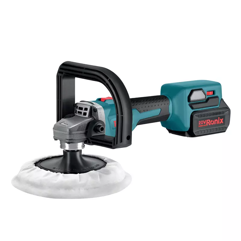 უსადენო პოლირების აპარატი Ronix-8652 20v 4 Ah 150mm — პოლირების მანქანები