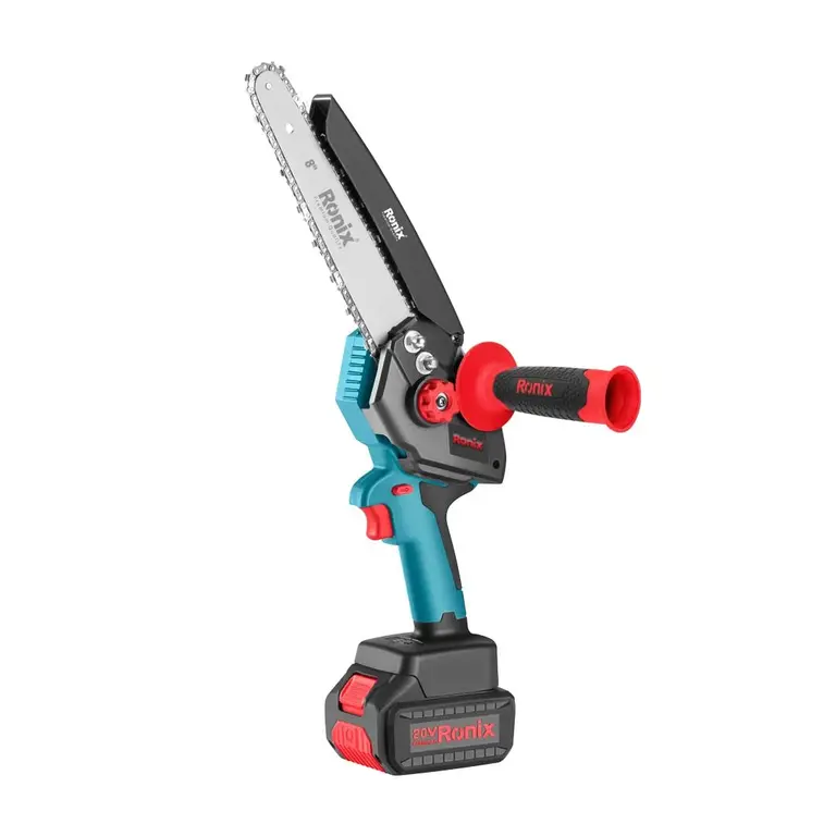 უსადენო ჯაჭვური ხერხი Ronix-8658 20v, 20 სმ — ელექტრო ხერხები