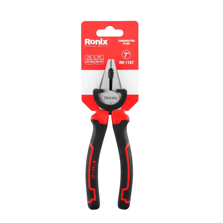 კომბინირებული ბრტყელტუჩა Ronix RH-1167, 180mm — ბრტყელტუჩები და მომჭერები