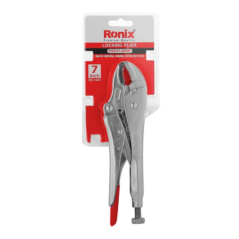 მარწუხი Ronix RH-1407, 7 ინჩი — ბრტყელტუჩები და მომჭერები
