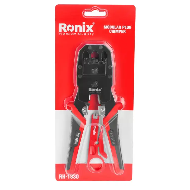 მავთულის დასაჯეკი Ronix RH-1830 — ბრტყელტუჩები და მომჭერები
