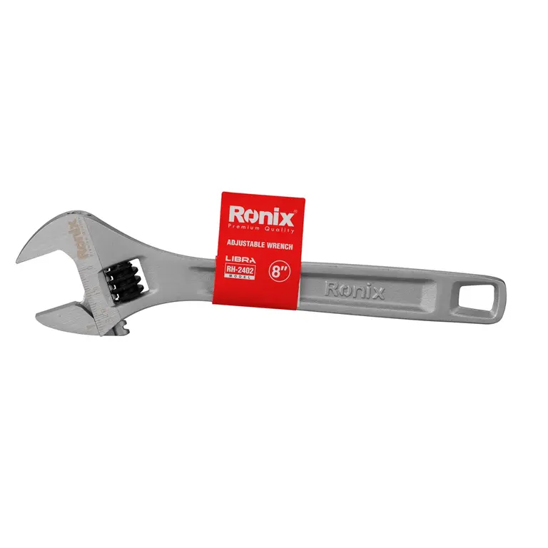 რეგულირებადი ქანჩის გასაღები Ronix RH-2402 8 ინჩი — ქანჩები და თავაკები