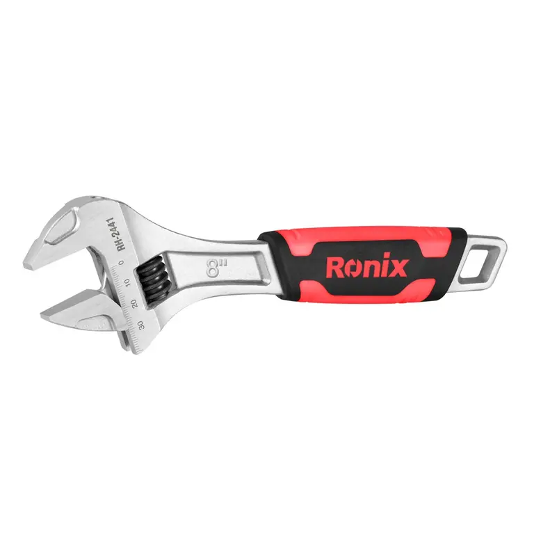 რეგულირებადი ქანჩის გასაღები Ronix RH-2441 8 ინჩი — ქანჩები და თავაკები