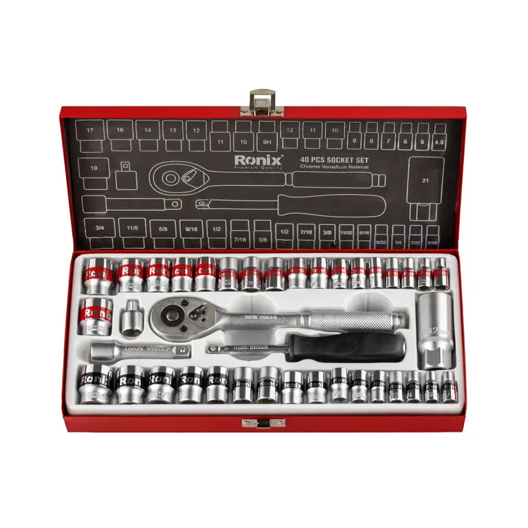ტორცული თავაკების ნაკრები Ronix RH-2641, 40ც — ინსტრუმენტების ნაკრები