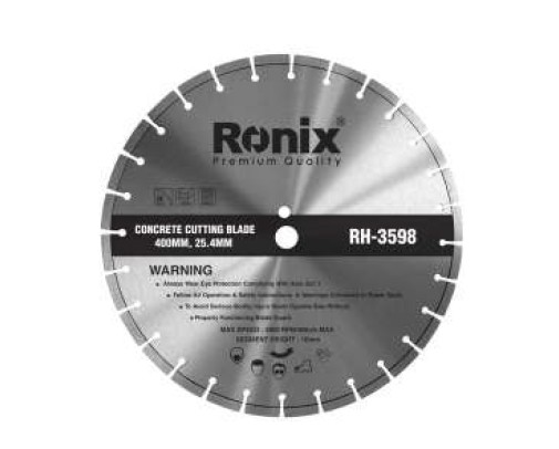 ბეტონის საჭრელი დისკი Ronix RH-3598, 400 მმ — დისკები