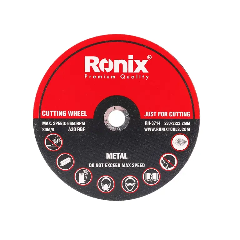 ფოლადის საჭრელი დისკი Ronix RH-3714, 230მმ*3.0მმ — დისკები