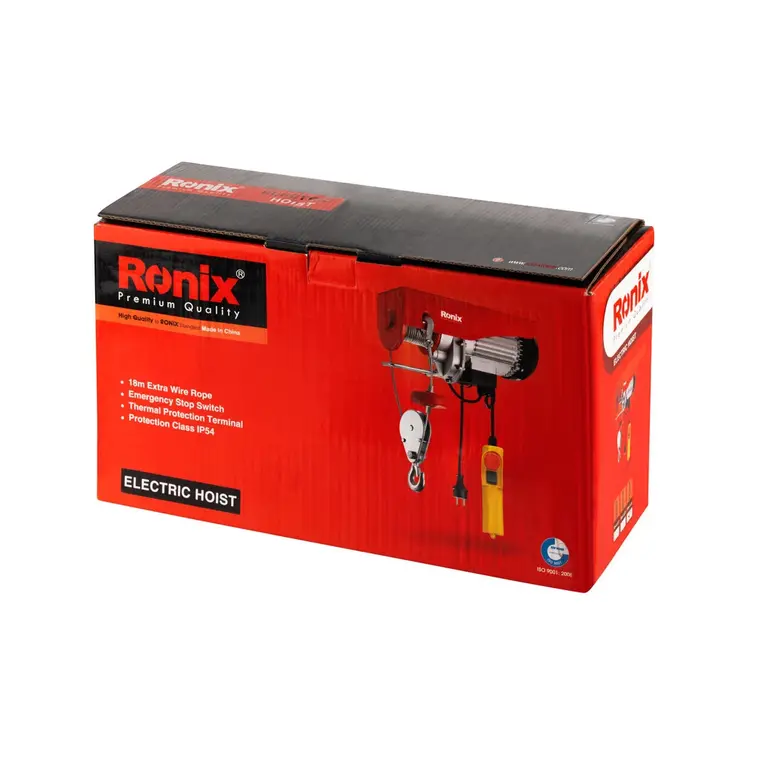 ელექტრო ამწე (ტალი) RONIX RH-4131, 18m 300kg — კიბეები და ხარაჩოები
