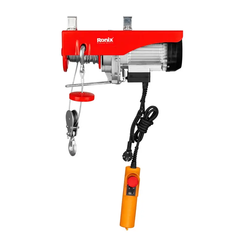 ელექტრო ამწე (ტალი) RONIX RH-4134, 18m 600kg — კიბეები და ხარაჩოები
