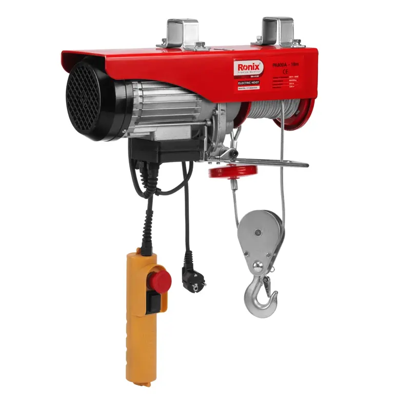 ელექტრო ამწე (ტალი) RONIX RH-4135, 18m 800kg — კიბეები და ხარაჩოები