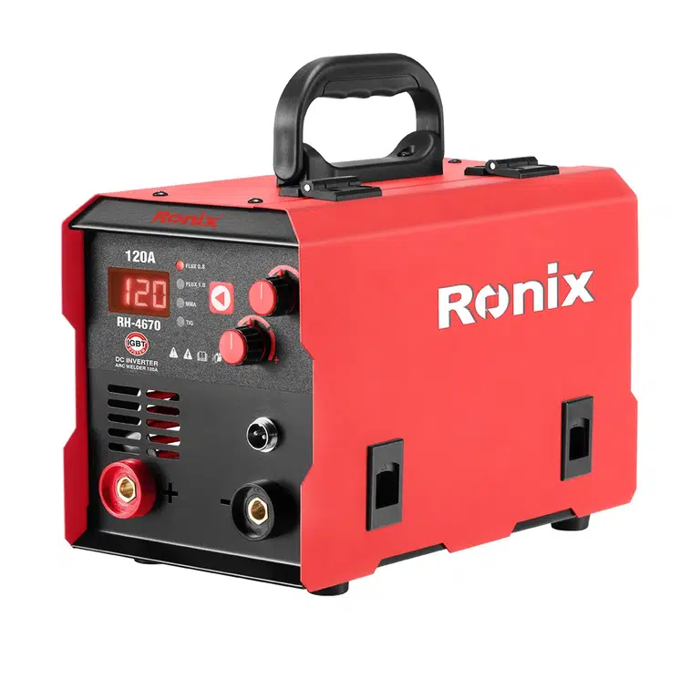 MIG MAG MMA TIG Lift შედუღების და კემპის აპატარი RONIX RH-4670 130A — შედუღების აპარატები