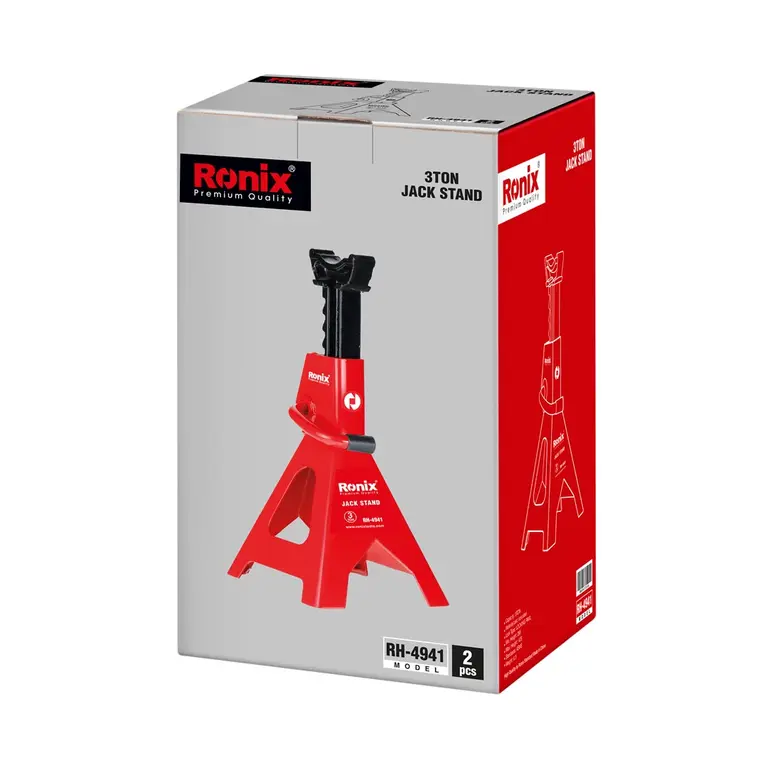 მანქანის ქვესადგამი ჯეკი Ronix Rh-4941, 3 ტონა — კიბეები და ხარაჩოები
