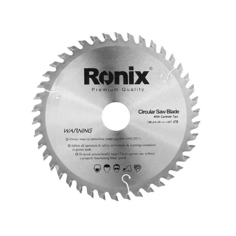 ცირკულარული ხერხის დისკი ATB 42T Ronix RH-5102, 180მმ — დისკები