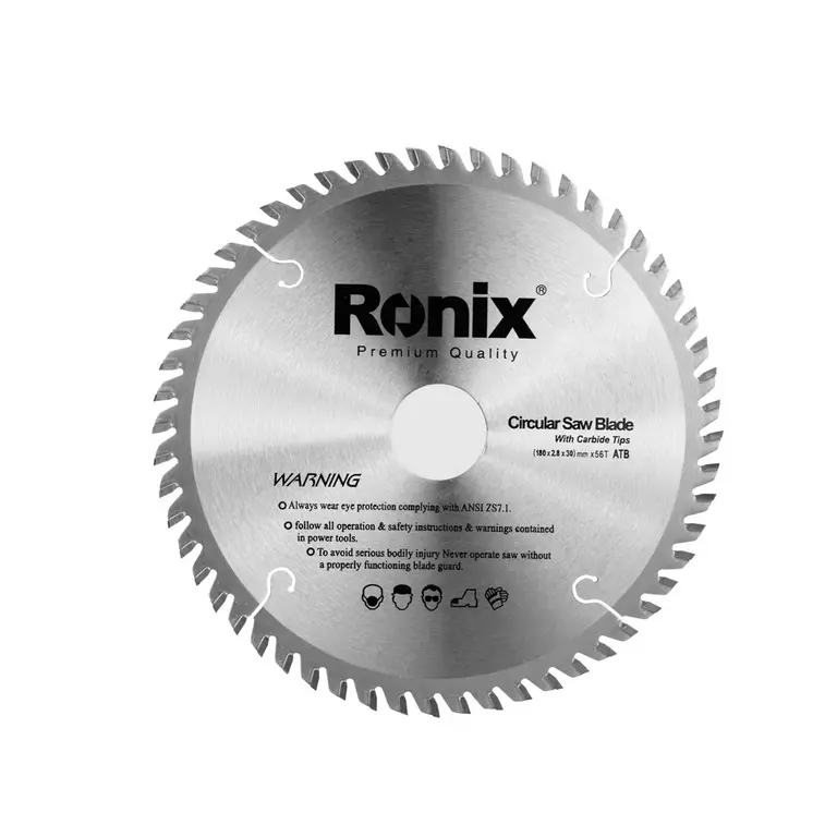 ცირკულარული ხერხის დისკი ATB 56T Ronix RH-5103, 180მმ — დისკები