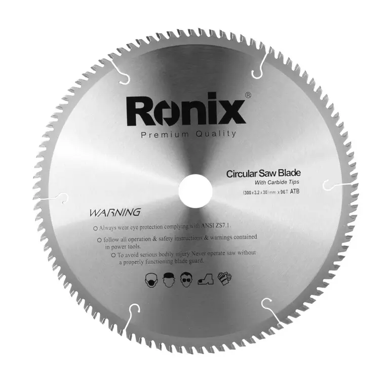 ცირკულარული ხერხის დისკი ATB 96T Ronix RH-5115, 300მმ — დისკები