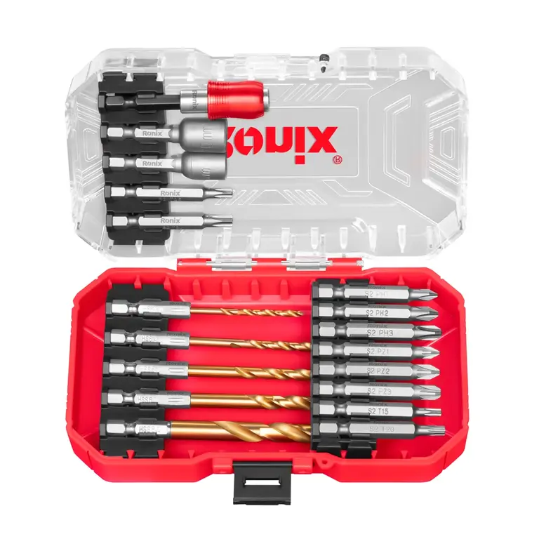 ბიტების და თავაკების ნაკრები Ronix RH-5453, 18ც — სხვა აქსესუარები