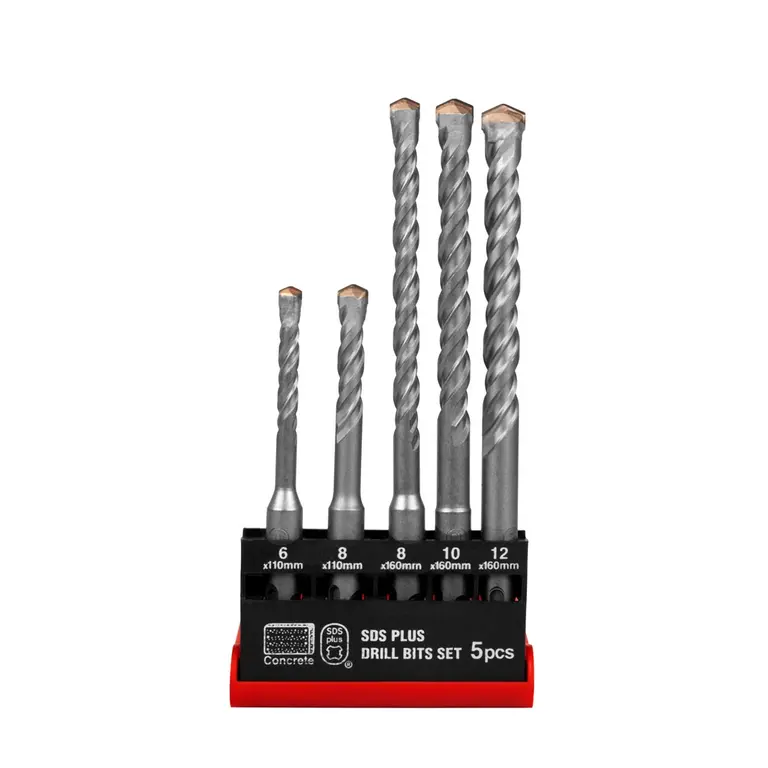 SDS-Plus ბურღების ნაკრები Ronix RH-5586, SDS-PLUS 5ც — ბურღები