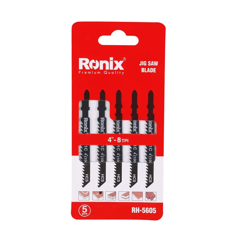 ბეწვა ხერხის პირები Ronix RH-5605, T111С, 5ც — დისკები
