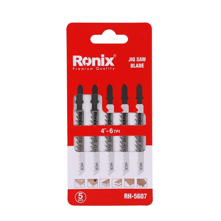 ბეწვა ხერხის პირები Ronix RH-5607, T110D, 5 — დისკები