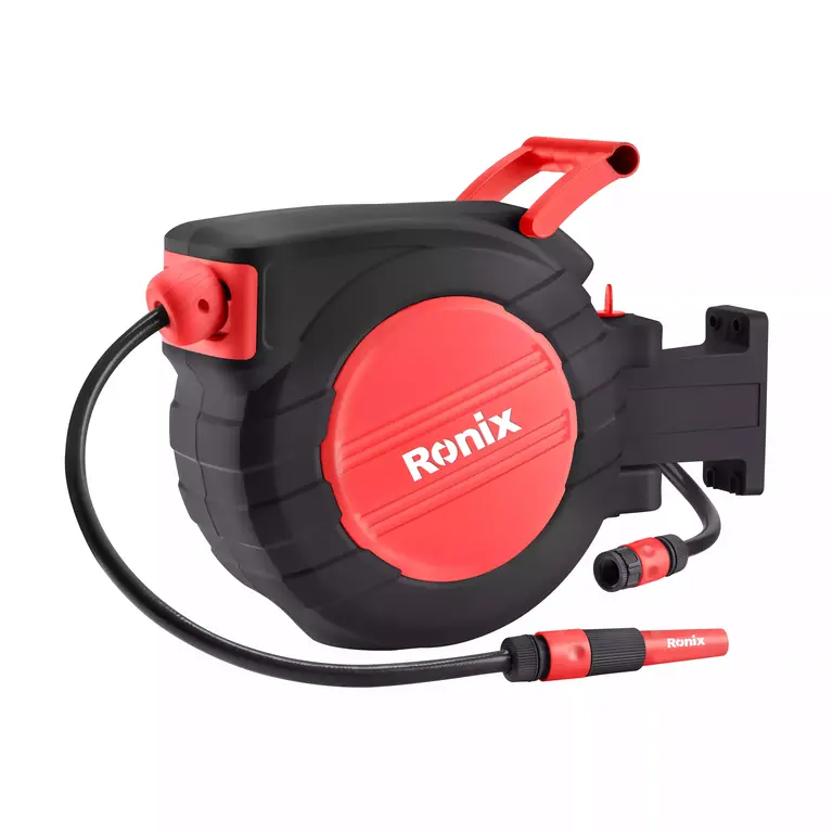 დასახვევი ბაღის შლანგი RONIX RH-6132, 20m — ბაღის ინსტრუმენტები