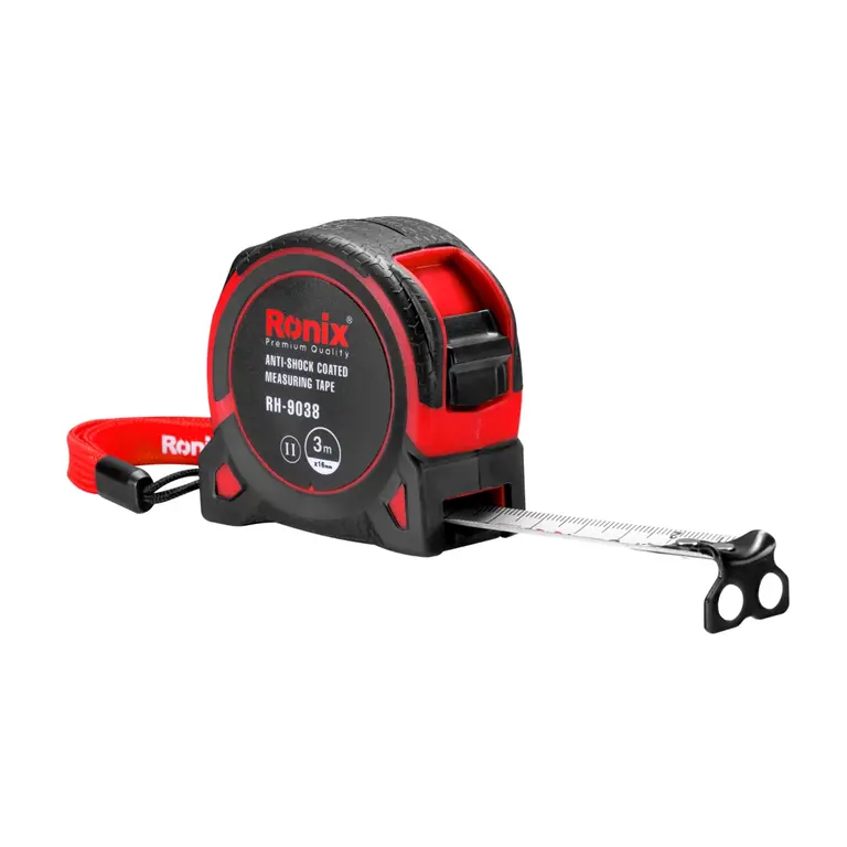 საზომი რულეტი Ronix RH-9038, 3m — მანძილმზომები
