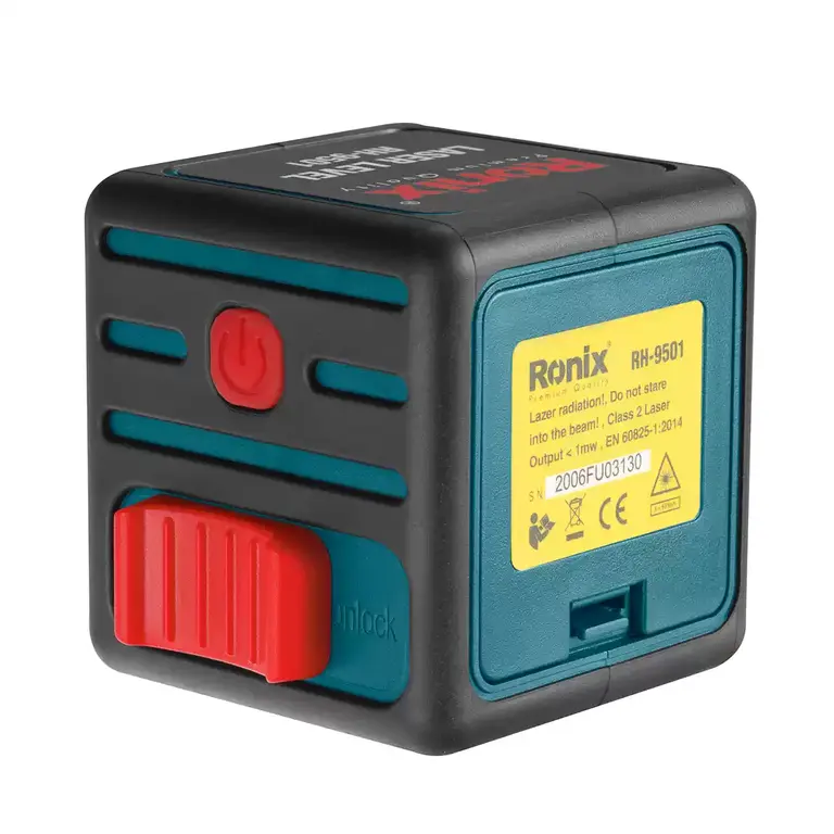 ლაზერული თარაზო Ronix RH-9501, 10/50მ, წითელი ნათება — ლაზერული დონეები