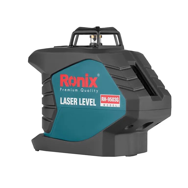 ლაზერული თარაზო Ronix RH-9503G, 15/50მ, მწვანე ნათება — ლაზერული დონეები