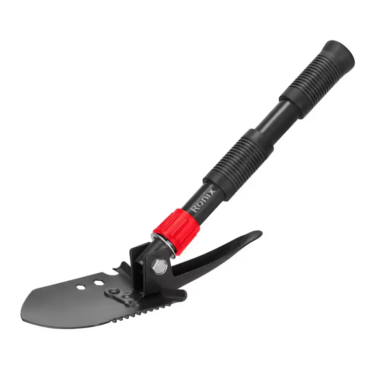 დასაკეცი ნიჩაბი წერაქვით RONIX RH-9907, 40*9.5cm — ბაღის ინსტრუმენტები