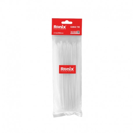 პლასტმასის ხამუთები Ronix RH-9992 2.5×200 მმ 100ც — სარემონტო აქსესუარები